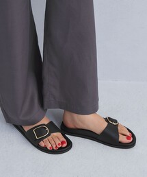 green label relaxing | フットベッド バックル サンダル(サンダル)