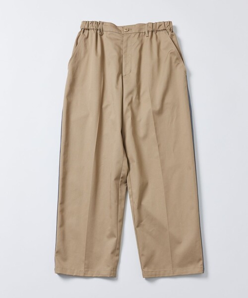 FREAK'S STORE（フリークスストア）の「限定展開 LOOSE FIT サイドライン ワークパンツ/ワイドパンツ（チノパンツ・メンズ・チャコールグレー/ベージュ/ネイビー/ブラック・MEDIUM/LARGE/SMALL）」の22枚目の写真