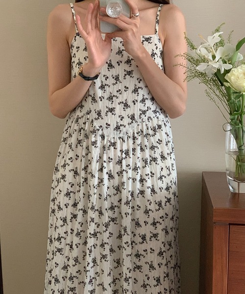 LAFFMO（ラフモ）の「シフォンボレロ＆フラワーロングワンピース（ワンピース・レディース・ホワイト/ブラック・F）」の15枚目の写真