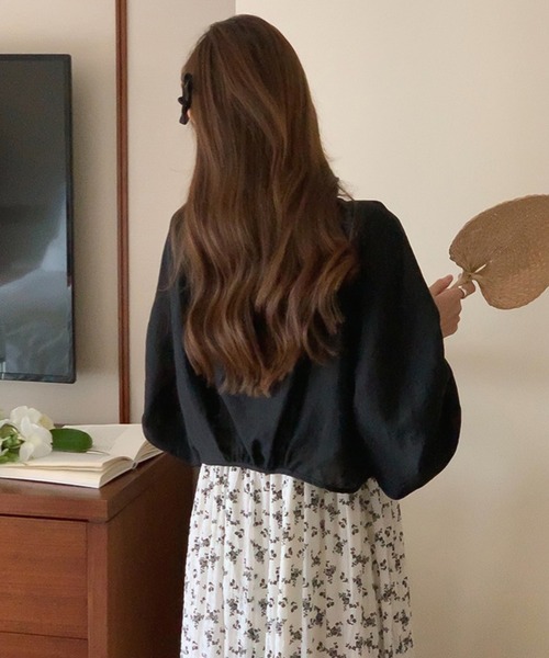 LAFFMO（ラフモ）の「シフォンボレロ＆フラワーロングワンピース（ワンピース・レディース・ホワイト/ブラック・F）」の17枚目の写真