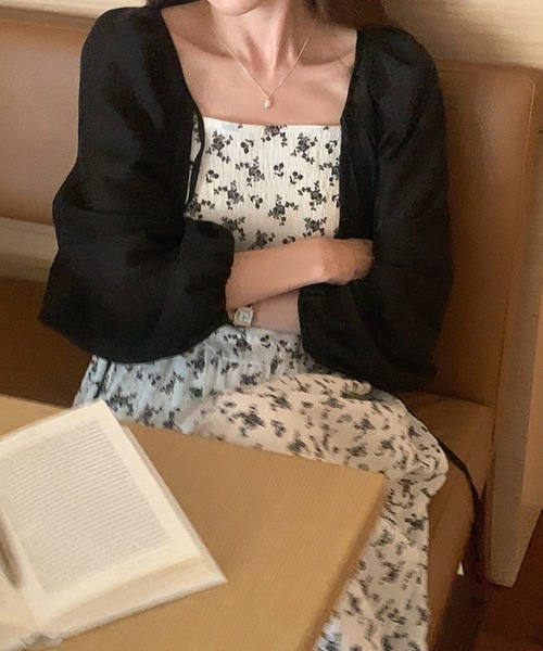 LAFFMO（ラフモ）の「シフォンボレロ＆フラワーロングワンピース（ワンピース・レディース・ホワイト/ブラック・F）」の22枚目の写真