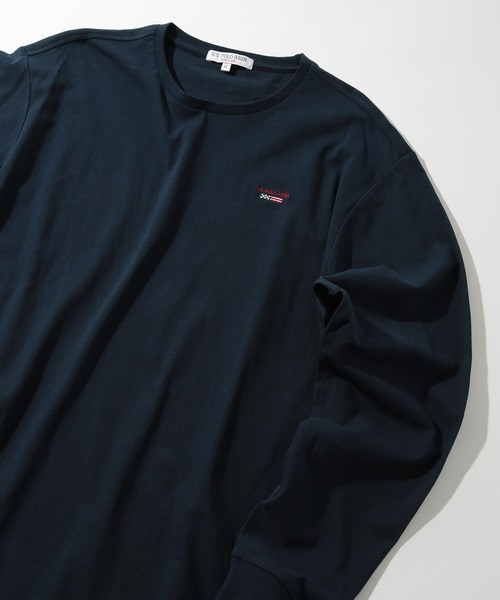 U.S. POLO ASSN.(ユーエスポロアッスン)の「【U.S. POLO ASSN.】Classical Flag long sleeve Tee / クラシカルフラッグ ワンポイント刺繍 ロンTシャツ(Tシャツ/カットソー・レディース・ホワイト/ネイビー/ブラック・L/M/S/XL)」の10枚目の写真