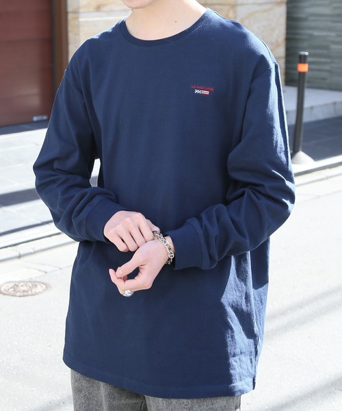 U.S. POLO ASSN.(ユーエスポロアッスン)の「【U.S. POLO ASSN.】Classical Flag long sleeve Tee / クラシカルフラッグ ワンポイント刺繍 ロンTシャツ(Tシャツ/カットソー・レディース・ホワイト/ネイビー/ブラック・L/M/S/XL)」の12枚目の写真