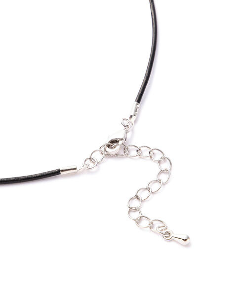 FREE'S MART(フリーズマート)の「モチーフ付きロープチョーカー(ネックレス・レディース・ブラック・フリ-)」の6枚目の写真