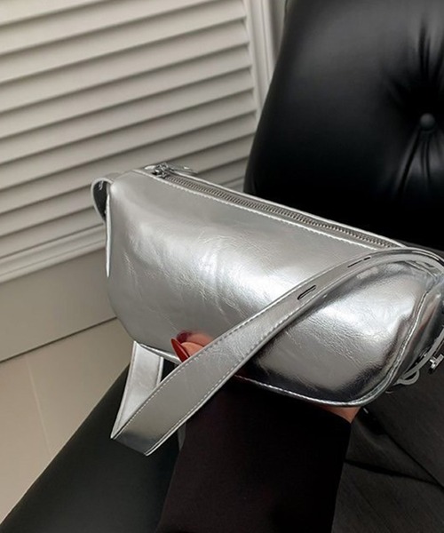 横長ワンハンドルバッグ　リバティ　ピンク LYEON ショルダーバッグ バッグ ワンハンドルロングベルトアウト