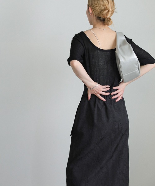select MOCA(セレクトモカ)の「フロントジップジャガードスカート(スカート・レディース・ブラック/アイボリー・LARGE/MEDIUM)」の16枚目の写真