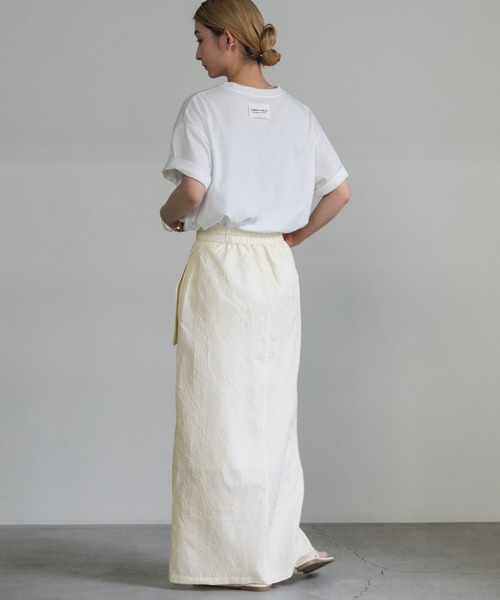 select MOCA(セレクトモカ)の「フロントジップジャガードスカート(スカート・レディース・ブラック/アイボリー・LARGE/MEDIUM)」の22枚目の写真