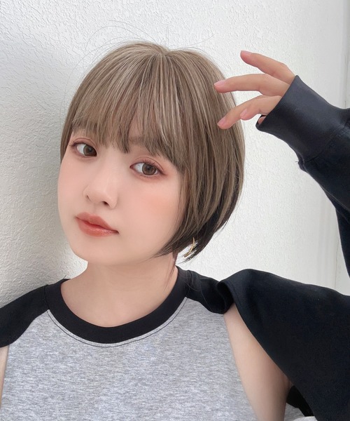 エアリーサイドショート 」 ウィッグ ショート レディース 自然