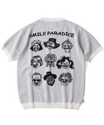 gym master（ジムマスター）の「ジャガードニットSMILE PARADICE Tee（Tシャツ/カットソー・メンズ）」