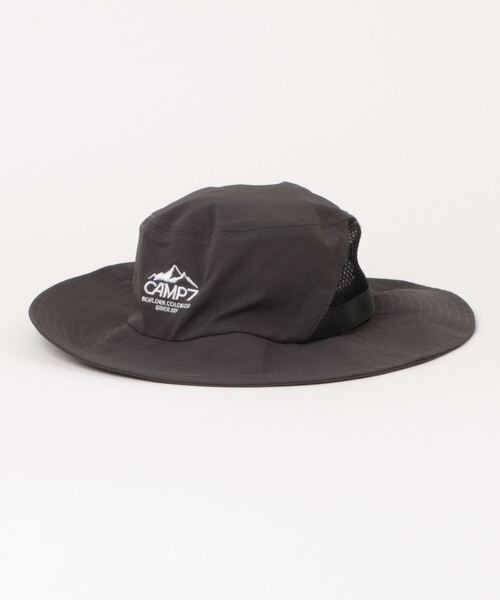 CAMP7（キャンプセブン）の「【CAMP7】2WAY メッシュハット（ハット・キッズ・ダークグレー/ベージュ・フリー）」の4枚目の写真