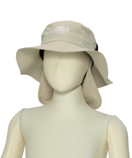 CAMP7（キャンプセブン）の「【CAMP7】2WAY メッシュハット（ハット・キッズ・ダークグレー/ベージュ・フリー）」の21枚目の写真