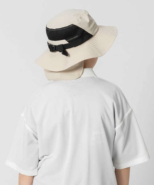 CAMP7（キャンプセブン）の「【CAMP7】2WAY メッシュハット（ハット・キッズ・ダークグレー/ベージュ・フリー）」の10枚目の写真