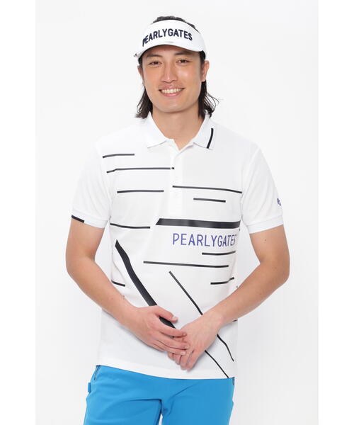 PEARLY GATES】4WAYミニポップコーン 半袖ポロシャツ