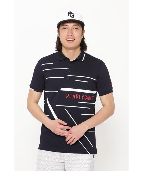 PEARLY GATES】4WAYミニポップコーン 半袖ポロシャツ