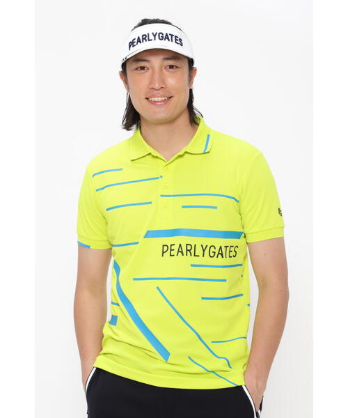 PEARLY GATES】4WAYミニポップコーン 半袖ポロシャツ