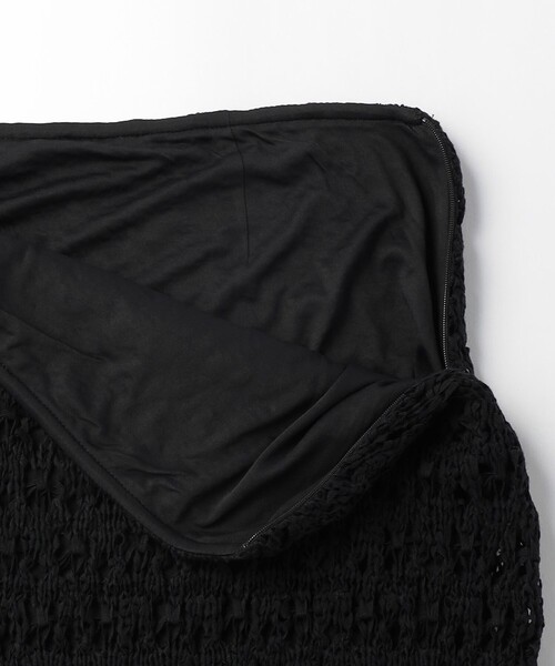 ★monn★BEAUTY&YOUTH テープニット スカート BEAUTY&YOUTH UNITED ARROWS（ビューティーアンドユース