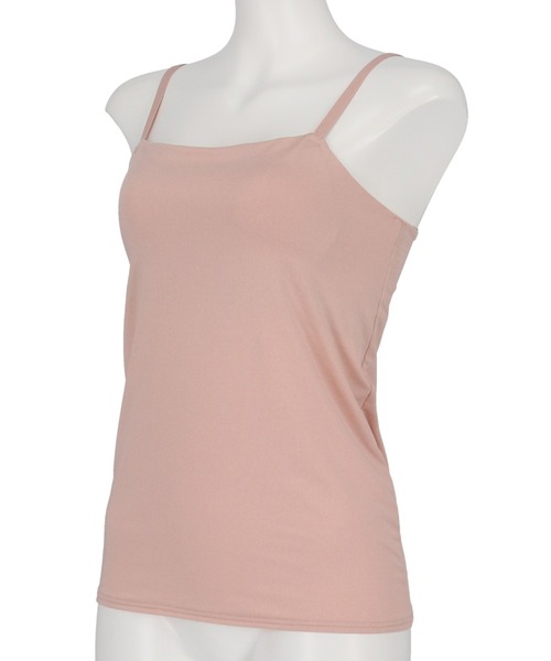 WING（ウイング）の「「シンクロブラトップ 吸汗速乾タイプ」カップ付きキャミソール（インナーウェア/肌着・レディース・ピンク/アイボリー/グリーン系その他/パープル/バイオレット/ブラック/ベージュ/ダークグレー/ネイビー/ナチュラル/グレー・M/LL/L/3L/4L/S）」の16枚目の写真