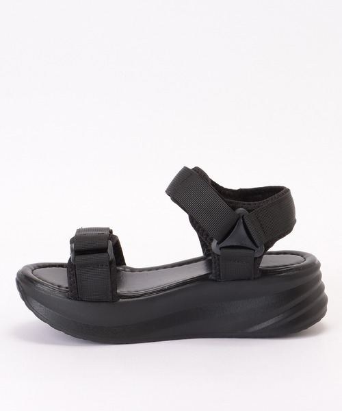 Lace Ladies(レースレディース)の「厚底 ベルクロ ストラップ コンフォート サンダル(サンダル・レディース・ブラック/アイボリー/ブラック×ホワイト・ 25/23.5/24.5/22.5/24/23)」の21枚目の写真