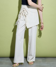 uyu. | 2way Wrap Slacks Pants / 2wayラップスラックスパンツ【uyu./ウユ】(スラックス)