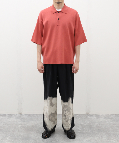 markaware（マーカウェア）の「MARKAWARE (マーカウェア) TRIPLE PLEATED EASY CLOUDY BLE A24A-16PT12C（スラックス・メンズ・ブラック・3/2）」の14枚目の写真