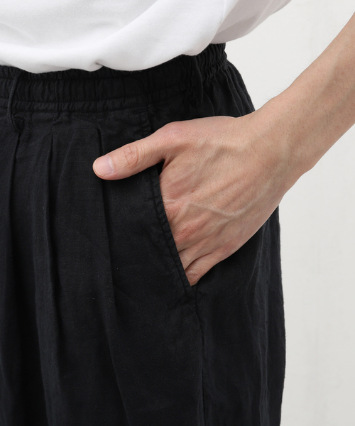 markaware（マーカウェア）の「MARKAWARE (マーカウェア) TRIPLE PLEATED EASY CLOUDY BLE A24A-16PT12C（スラックス・メンズ・ブラック・3/2）」の11枚目の写真