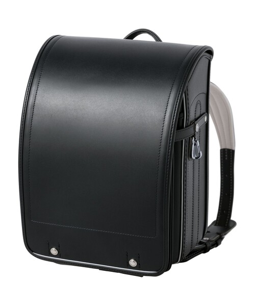 SHIPS（シップス）の「SHIPS KIDS:オリジナル ランドセル 牛革モデル(ハンドル付き) 2027 by大峽製鞄（ランドセル・キッズ・ブラック/ネイビー・ONE SIZE）」の2枚目の写真