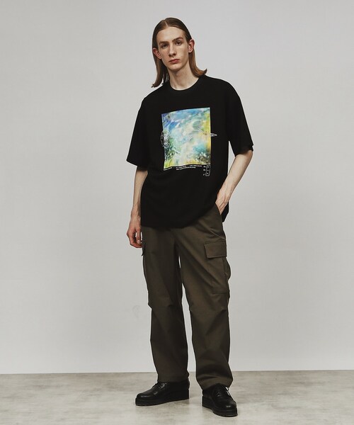 tk.TAKEO KIKUCHI（ティーケータケオキクチ）の「◆アブストピクチャーTシャツ（Tシャツ/カットソー・メンズ・ブラック/ホワイト/ライトブルー・01/02/03）」の15枚目の写真