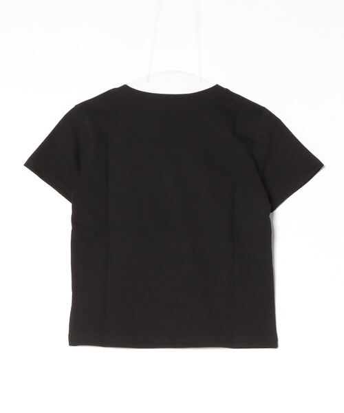 .KOM(ドットコム)の「A'GEM/9 × .kom 『.KOM/ドットケーオーエム』ハートリボン 半袖カットソー(Tシャツ/カットソー・レディース・ブラック/アイボリー・FREE)」の10枚目の写真