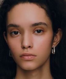 【quip queint】rectangle hoop pierce / レクタングル フープ ピアス
