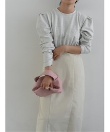 shirring sleeve combi onepiece