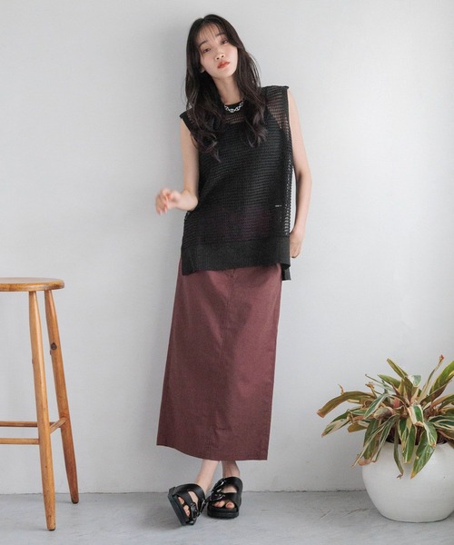 セール】ラメメッシュノースリーブ 138737（Tシャツ/カットソー