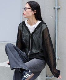 COLONY 2139 | 透かし編みジップパーカー(パーカー)