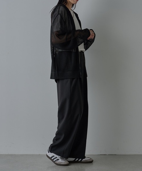 COLONY 2139（コロニートゥーワンスリーナイン）の「透かし編みジップパーカー（パーカー・メンズ・ブラック・MEDIUM/LARGE）」の22枚目の写真