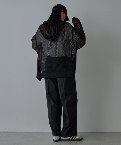 COLONY 2139（コロニートゥーワンスリーナイン）の「透かし編みジップパーカー（パーカー・メンズ・ブラック・MEDIUM/LARGE）」の21枚目の写真