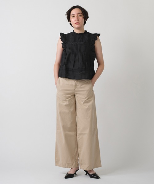 Levi's（リーバイス）の「Levi's/リーバイス XL CHINO（チノパンツ・レディース・ブラック/ダークインディゴブルー/ベージュ/ブラウン・28inch/27inch/26inch/25inch/24inch/23inch）」の9枚目の写真