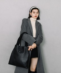 BEAURE ヴュレ カウレザー テープハンドル A4 トートバッグ