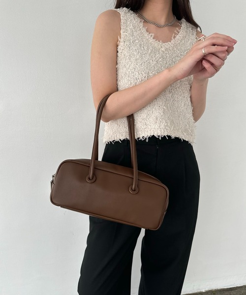 EFOLE(エフォル)の「【ZOZO限定】Wide bostonbag / ワイド ボストン バッグ(ボストンバッグ・レディース・オフホワイト/ブラウン/ブラック・FREE)」の3枚目の写真