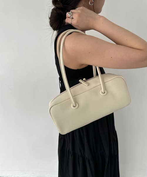EFOLE(エフォル)の「【ZOZO限定】Wide bostonbag / ワイド ボストン バッグ(ボストンバッグ・レディース・オフホワイト/ブラウン/ブラック・FREE)」の2枚目の写真