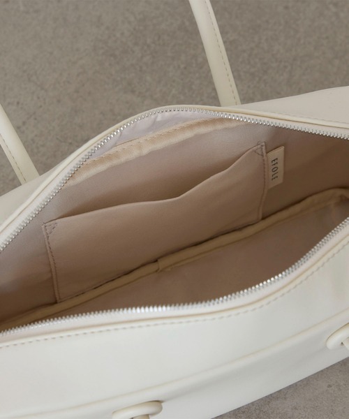 EFOLE(エフォル)の「【ZOZO限定】Wide bostonbag / ワイド ボストン バッグ(ボストンバッグ・レディース・オフホワイト/ブラウン/ブラック・FREE)」の11枚目の写真