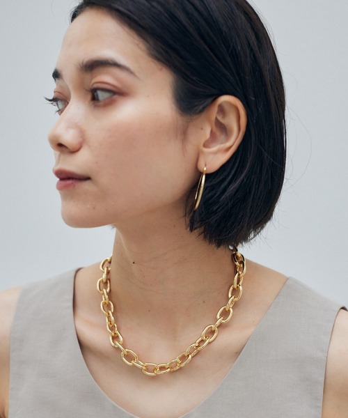 BARNYARDSTORM(バンヤードストーム)の「BARNYARDSTORM / ボリュームチェーンネックレス(ネックレス・レディース・ゴールド/シルバー・FREE)」の12枚目の写真