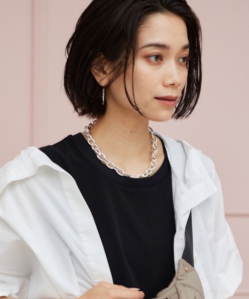 BARNYARDSTORM(バンヤードストーム)の「BARNYARDSTORM / ボリュームチェーンネックレス(ネックレス・レディース・ゴールド/シルバー・FREE)」の11枚目の写真