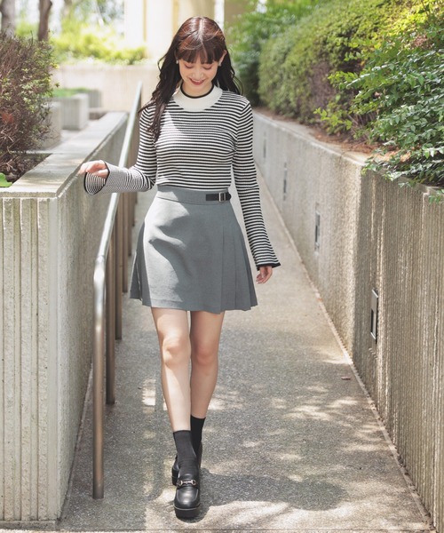 Honeys（ハニーズ）の「サイドプリーツスカート（スカート）」 - WEAR