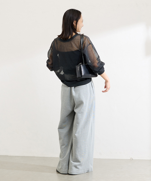 JOURNAL STANDARD（ジャーナルスタンダード）の「2WAYシアーヘンリープルオーバー（ニット/セーター・レディース・アイボリー/ブラウン/ブラック・FREE）」の20枚目の写真