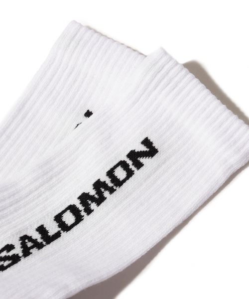 SALOMON（サロモン）の「SALOMON EVERYDAY CREW 3-PACK / サロモン エブリデイ クルー 3-パック（ソックス/靴下・メンズ・ホワイト・S/M/L）」の4枚目の写真
