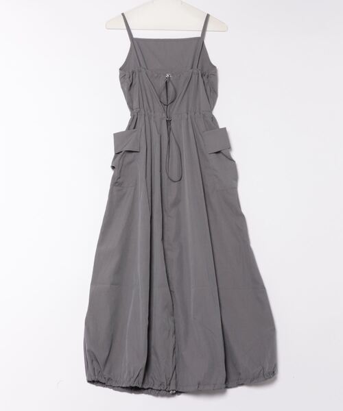 nemne store（ネンネストア）の「《unnome》ドローコードキャミワンピース（ワンピース・レディース・グレー/ブラック・フリー）」の17枚目の写真