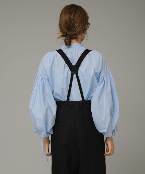 URBAN RESEARCH Sonny Label(アーバンリサーチサニーレーベル)の「ボリュームスリーブリボンブラウス(シャツ/ブラウス・レディース・オフホワイト/ブルー系その他/ストライプ・FREE)」の22枚目の写真