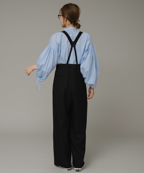 URBAN RESEARCH Sonny Label(アーバンリサーチサニーレーベル)の「ボリュームスリーブリボンブラウス(シャツ/ブラウス・レディース・オフホワイト/ブルー系その他/ストライプ・FREE)」の17枚目の写真