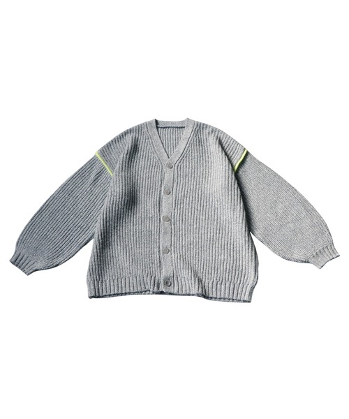 antiqua(アンティカ)の「配色ニットカーディガン(ニット/セーター・レディース・グレー/ブラック・ONESIZE)」の22枚目の写真