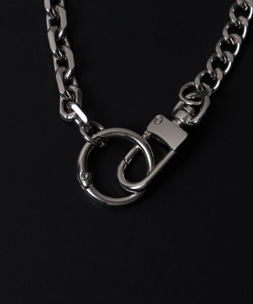 WEGO（ウィゴー）の「WEGO/Mカラビナネックレス（ネックレス・メンズ・その他1/その他2・FREE）」の4枚目の写真