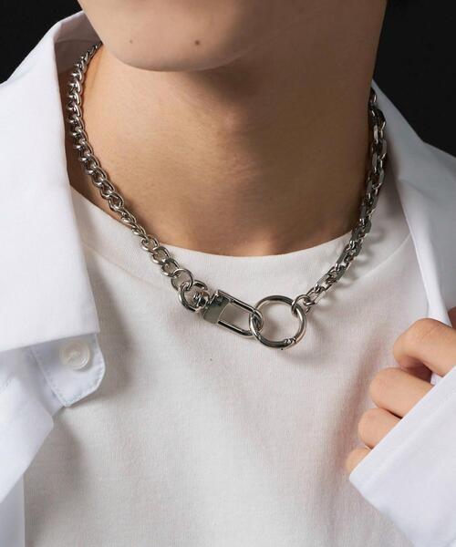 WEGO（ウィゴー）の「WEGO/Mカラビナネックレス（ネックレス・メンズ・その他1/その他2・FREE）」の6枚目の写真